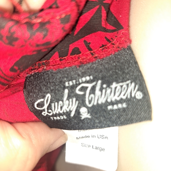 Lucky 13 Pinup Top - Picture 8 of 11
